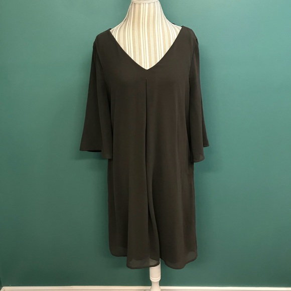 bobeau Dresses & Skirts - Bobeau Collection Olive/Brown Dress